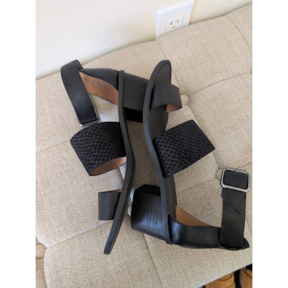 Madewell Warren Embossed Block-Heel Sandals size 8 - Picture 6 of 7